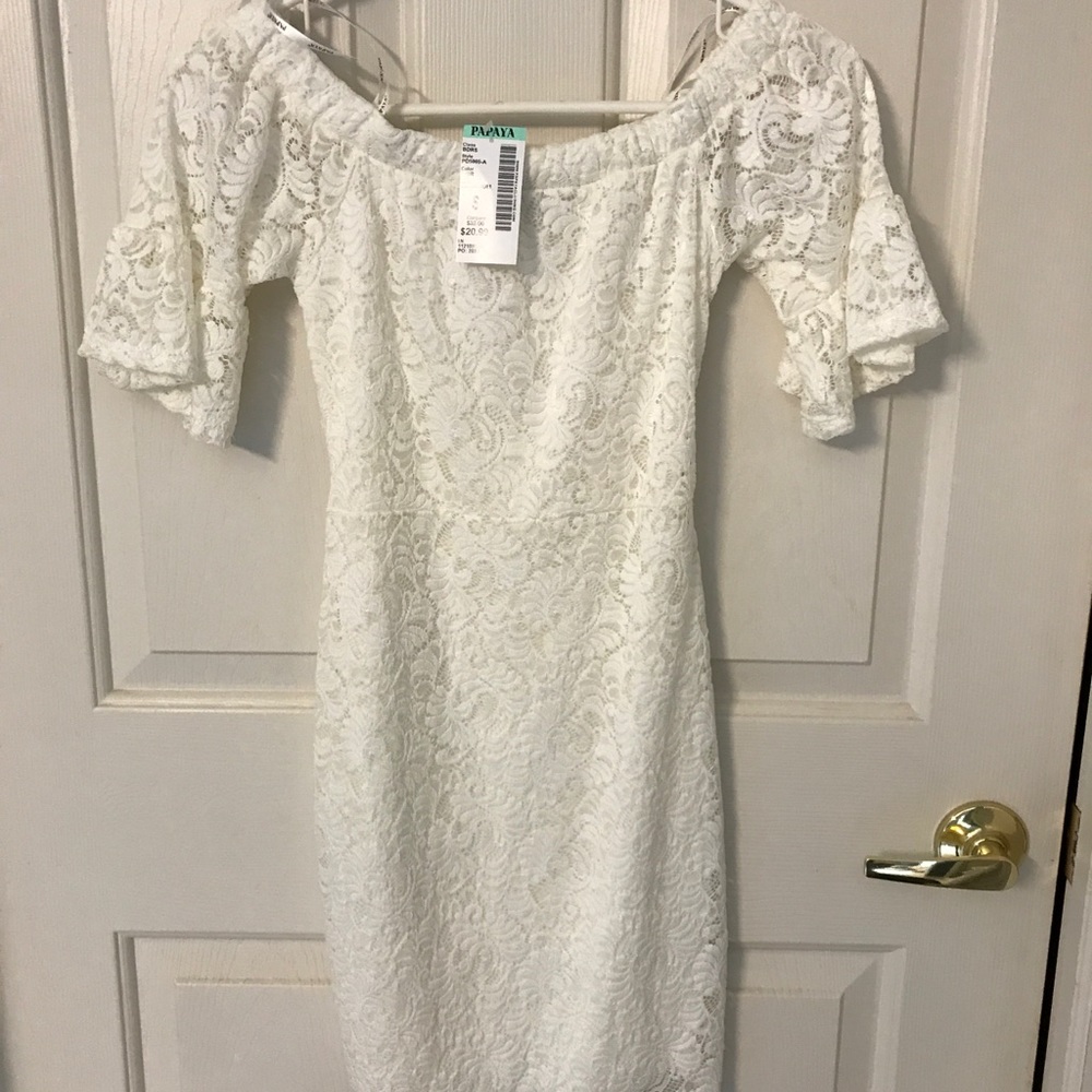 White dress new with tags